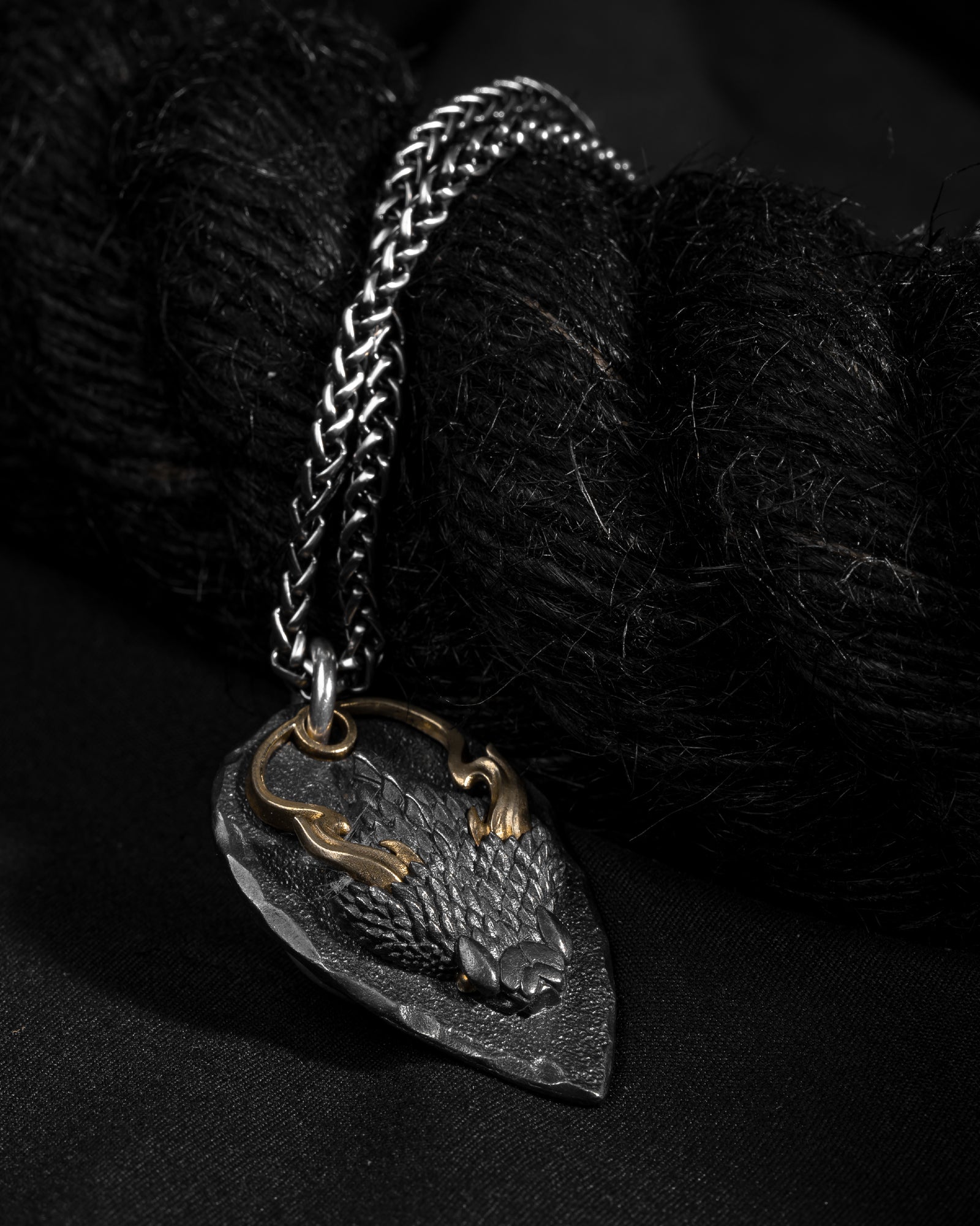 Chaos Serpent3.0 Amulet in 925 Silver+Brass – WUYIN2018